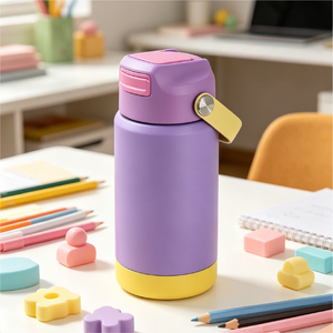 กระติกน้ำเด็ก Tairflask Eco-Fridenty สกรีนโลโก้ได้ ปลอดสาร BPA ผลิตจากสแตนเลส เก็บความร้อน-เย็น พร้อมหลอดดูดแบบพับได้ <span class=keywords><strong>2</strong></span> in 1 - Product Image 4