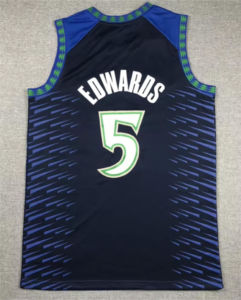 Erkek Minnesota Forması 5 Anthony Edwards 2025 Yeni Sezon İşlemeli Toptan Yüksek Kaliteli Nakışlı Amerikan Basketbol Forması - Product Image 5