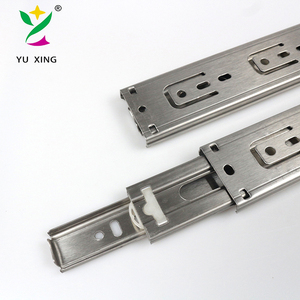 Yuxing 304 Thép Không Gỉ Đường Ray Đóng Mềm <span class=keywords><strong>Undermount</strong></span> Tủ Ngăn Kéo Kính Thiên Văn Kênh Ngăn Kéo Trượt - Product Image 4