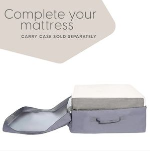 مرتبة أرضية قابلة للطي للبالغين والأطفال سرير محمول 4 بوصة رغوة - Product Image 6