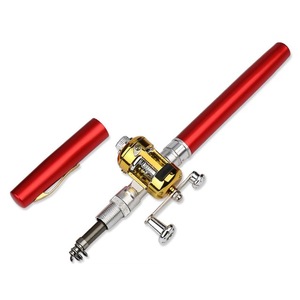 Mini Portable <strong>Pen</strong> Type <strong>Fishing</strong> <strong>Rod</strong> Aluminum Alloy Telescopic <strong>Fishing</strong> Pole Pocket Size <strong>Rod</strong> Outdoor <strong>Fishing</strong> Tackle with Reel Set - Product Image 5