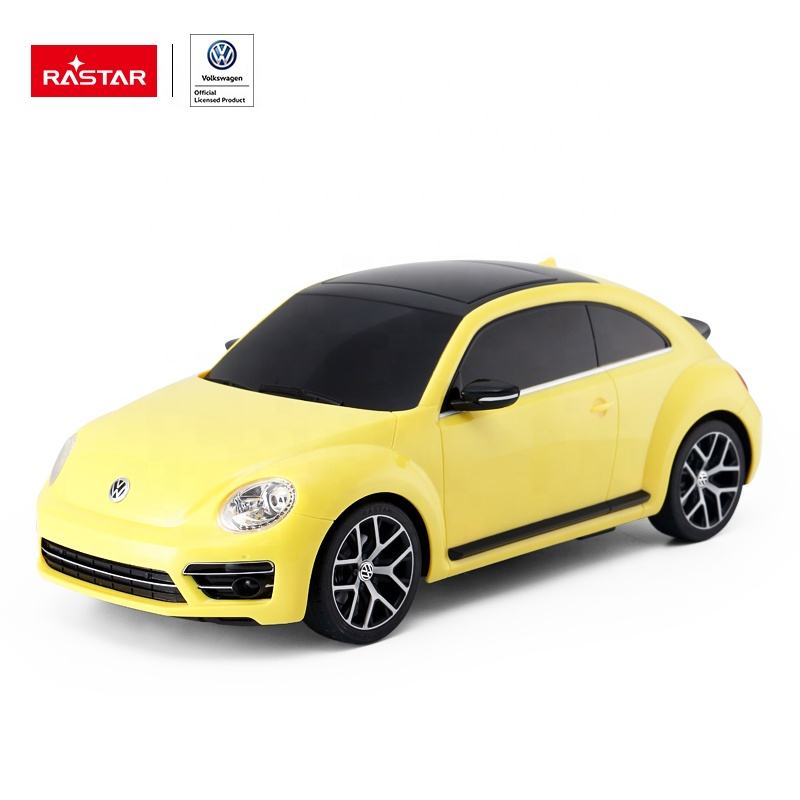 RASTAR Volkswagen Beetle 1:14 ピンクイエローRCカー 電動おもちゃ