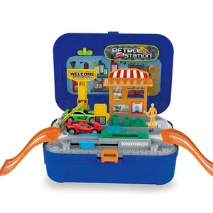 Giocattolo Educativo per Bambini Jacko Toys, <span class=keywords><strong>Stazione</strong></span> di Servizio Simulata in Plastica Fai-da-Te - Product Image 1