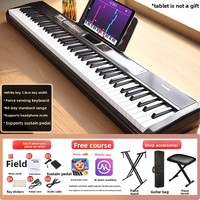 Piano numérique lesté 88 touches Painis pour adultes, débutants, enfants, enseignants préscolaires, usage domestique professionnel, portable