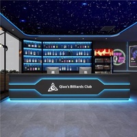 Bureau de réception moderne en bois de style industriel pour hôtels clubs cafés salons de beauté bars gymnases hôpitaux avec accès à Internet