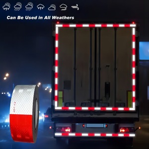 Grado 1 50mm bianco chiaro ambra HGV Hi Vis veicolo commerciale miglior nastro riflettente impermeabile - Product Image 2