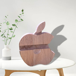 Soporte de Madera para Teléfono con Forma de Manzana, Base de Escritorio para Teléfono Móvil, Soporte para Lectura - Product Image 2