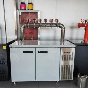 Distributeur de bière commercial, distributeur de jus, <span class=keywords><strong>6</strong></span> robinets de bière, distributeur de fûts, refroidisseur de bière, distributeur de bière, kegerator - Product Image 2