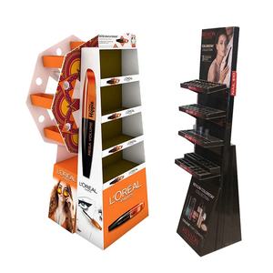 Anpassbare Moderne Karton-Bodendisplays Umweltfreundlich und Langlebig für Ladenpromotion von Make-up und Parfüm - Product Image 1