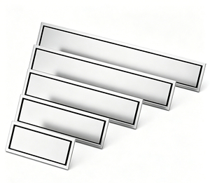 Drain de douche en acier inoxydable 304, taille personnalisable, drain linéaire brossé à insérer dans les carreaux, long, design moderne pour hôtels et salles de bain - Product Image 1
