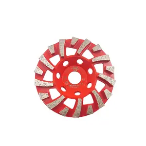 BTD 5 Inch Diamond Cup Wheels Grinding Concrete and Granite Floor TGP Diamond Grinding Tooling for Angle Grinder