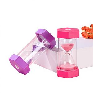 <span class=keywords><strong>Sablier</strong></span> cylindrique moderne en <span class=keywords><strong>plastique</strong></span> pour enfants, minuteur 5/15/20/30 minutes, <span class=keywords><strong>bouteille</strong></span> de sable anti-chute, durable et créative pour bureau - Product Image 4