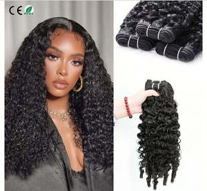 Cabello Humano Virgen Brasileño Remy Crudo, Paquete de Doble Trama a Máquina, Venta al por Mayor, 100% Sin Procesar, Textura Personalizable, Sin Caída - Product Image 1