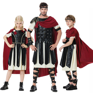 Disfraz de Gladiador Romano, Talla Familiar, Unisex, para Niños, Traje de Cosplay - Product Image 1