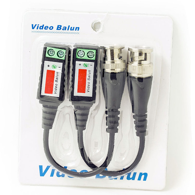 Network Monitoring CCTV Camera Ahd/Cvi/Tvi Hd Analog Coaxial Twisted Passive Video Balun Pair Transmitter