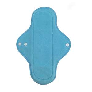 Serviettes hygiéniques lavables et réutilisables en tissu, avec dessus en polaire, double couche anti-fuite, douces et écologiques pour usage quotidien féminin - Product Image 1