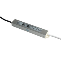 Alimentation électrique étanche en aluminium 12V 2,5A/24V 1,25A certifiée CE SAA, convertisseur AC/DC mince pour LED 30W