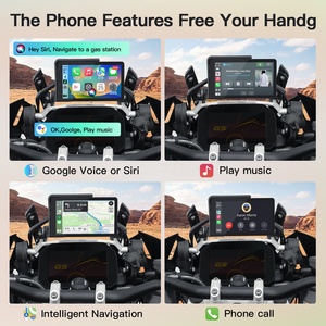 Nouveau SLKE Navigateur GPS Android étanche Écran tactile Sans fil Instrument Auto CarPlay pour R1250 <span class=keywords><strong>1250GS</strong></span> R1300GS ADV - Product Image 3