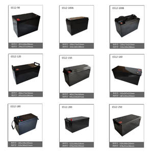 12v 100ah elektrikli Folklifts lityum pil için plastik su geçirmez kılıf elektrikli araba golf arabası pil abs durumda pil - Product Image 6