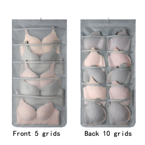 Tas penyimpanan pakaian dalam, pakaian dalam gantung dua sisi Multi lapisan, <span class=keywords><strong>Organizer</strong></span> kaus kaki untuk asrama, kamar tidur, Lemari - Product Image 6