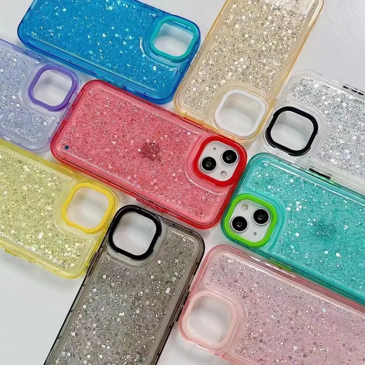 Vỏ bong bóng chống rơi bên trong túi khí được sơn bằng vỏ điện thoại di động keo cho Iphone cho samsung cho Xiaomi