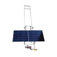 9M Elektrikli Fotovoltaik Panel Kaldırıcı Güneş Paneli Araç Lifti, Tel Halat Askılı 220V Perakende Kullanım İçin