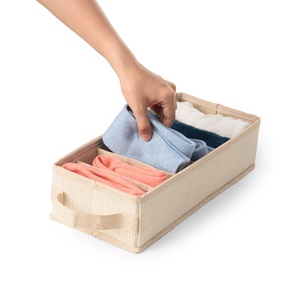 Quality Guarantee Foldable Fabric <b>Storage</b> <b>Basket</b> <b>Storage</b> <b>Basket</b> with Handles for sale - Product Image 1