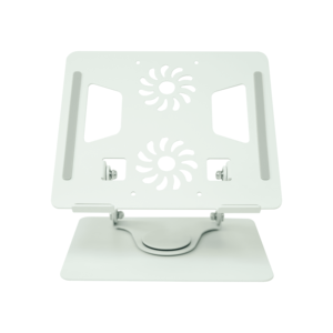 Kim loại có thể điều chỉnh máy tính xách tay đứng 360 độ xoay máy tính xách tay làm mát đứng có thể gập lại máy tính xách tay Riser đứng với đôi người hâm mộ - Product Image 4