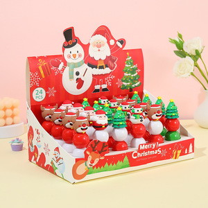 Soododo Mới Sáng Tạo 3-Màu Graffiti Bút Hot Sinh Viên Văn Phòng Phẩm Lỏng Lẻo Giáng Sinh <span class=keywords><strong>Highlighter</strong></span> Lắp Ráp Phẳng Xiên Màu Đánh Dấu - Product Image 5