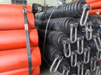 Rouleaux de convoyeur antibactériens, antistatiques et anti-bruit de haute résistance pour l'industrie minière du charbon, rouleaux de galet pour convoyeur à bande