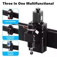 Máquina de Grabado y Fresado CNC4540, Kit CNC Completo, Gran Área de Trabajo, para Aficionados, Madera, Metal, Aluminio, USB