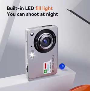 Newest High Quality I5-156 1080p Household Digital <b>Camera</b> Black White Metal Body Digital <b>Camera</b> Retro Selfie <b>Camera</b> - Product Image 6