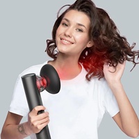 Sèche-cheveux électrique 2 en 1 à moteur ionique 220 tr/min pour usage domestique, vent chaud et froid, avec diffuseur, 30000 V