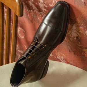 Zapatos Oxford de Hombre de Cuero Genuino de Alta Calidad Recién Lanzados, Diseño Chino, Estilo Ejecutivo, Antideslizantes, para Todas las Temporadas - Product Image 5