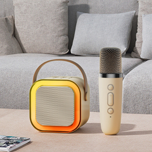 Los mejores regalos para niñas y niños 5,3 Altavoz portátil de karaoke para el hogar con luz colorida con micrófono - Product Image 4
