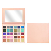 Palette de fards à paupières carrée étanche 30 couleurs à assembler soi-même (DIY) OEM, emballage vide 22 mm sans logo, maquillage pour les yeux en stock