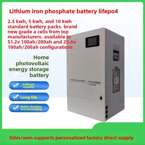 48V 200AH/300AH Brand-New Lithium Iron Phosphate Battery Home Energy Storage System Off-<b>Grid</b> 10/20 kWh - Product Image 2
