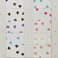 Cuir synthétique PVC imperméable et résistant à l'abrasion, motif pailleté imprimé spécial 0,6-1,0 mm, pour carnets, trousses et sacs