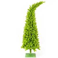 Sapin de Noël Artificiel sur Pied avec Base en Plastique, Branches Pliables Personnalisables, Décoration Intérieure pour les Fêtes