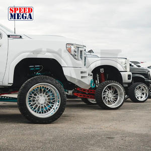 Jantes en alliage d'aluminium forgé Deep 22x12 24x14 26x16 8X170 8x180 pour camions tout-terrain Ford F-150 GMC Ram 1500 2500 3500 - Product Image 5