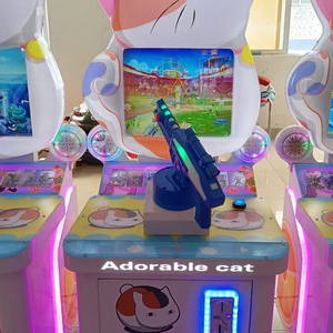 Милый Кот с монетоприемным Аркада маленькая игрушка гоночная игра металл + пластик для детей несколько игроков гарантия 1 год - Product Image 4