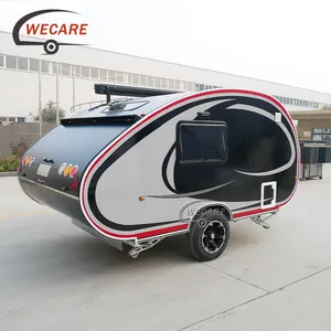 Wecare 350*210*210cm petite larme rv camping-car voyage remorques caravane fourgons camping-car