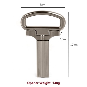 Cổ Điển Rượu Vang Đỏ Corkscrew Và Hai Prong Mở Chai Nhanh Chóng Giao Hàng Kim Loại Rượu Vang Nút Chai Remover Với Màu Đen Kẽm Hợp Kim Trường Hợp - Product Image 2