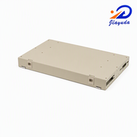 Boîtier ODF vide personnalisable à 12 ports, 1U, 19 pouces, pour montage en rack, panneau de brassage fibre optique en acier laminé à froid de 1,2 mm, compatible LC SC ST FC