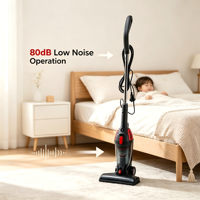 Aspirateur vertical sans sac à filtre lavable haute efficacité, cyclone puissant 15000 Pa, aspirateur filaire pour la maison