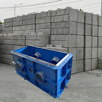 Molde de Ladrillo de Cemento Tipo Lego, Acero Resistente, Tamaño Personalizado para Construcción de Muros de Contención de Apilamiento en Seco