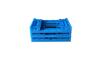 Caisse de rangement pliable en plastique NEXARA 530*410*180mm, conteneur empilable pour légumes et fruits, boîte de déménagement pliable en PP