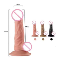 Dildo Realista de 19.5 cm (7.68 Pulgadas) en Oferta, Precio al por Mayor, Juguetes Sexuales para Mujeres