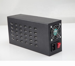 Station de charge USB 300W 30 ports pour iPhone iPad Samsung HTC etc. <span class=keywords><strong>Adapt</strong></span>é aux hôtels, aux écoles, aux centres commerciaux - Product Image 3
