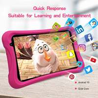 PRITOM 8 pulgadas Kid Tablet Quad Core RAM 2G ROM 64G Android Tablet PC pr-install con aplicaciones educativas Tablet PC